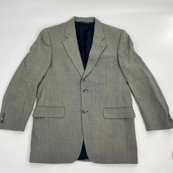 Jack Victor Other - Jack Victor 100% Wool Blazer 40R Loreto CT Black and White 2 Button Super 110'S